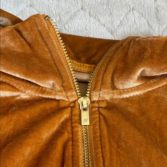 Fabletics Velvet Jumpsuit in Warm Gold - Picture 2 of 8